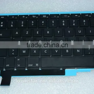 French Layout Laptop Keyboard Replacement LED Backlight For Macbook Pro 15" A1286 2008-2012 thumbnail-4