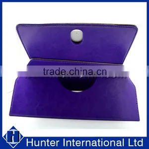 Purple Colour 3 Hole Rotating Tablet Case For T1H thumbnail-2