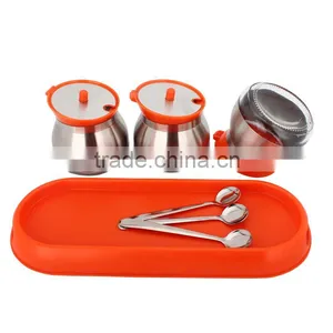 High Quality Stainless Steel Plastic Spice Bottle Spice Container thumbnail-5
