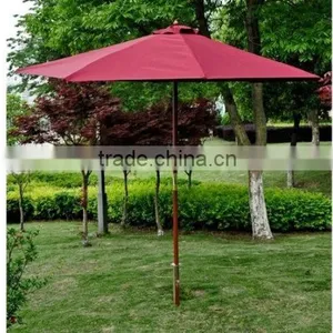 9 Foot Light Wood Poly Market Umbrella thumbnail-2