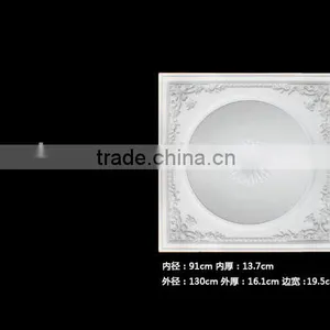 Elegant Decorative PU Ceiling Rose thumbnail-1