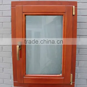 Wood Glass Balcony Window/windows Model in House thumbnail-1
