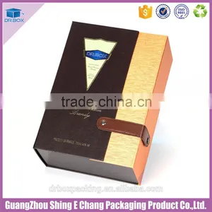 Professional Printing Artwork Luxury Gift Wine Box With Liner Fabric thumbnail-1