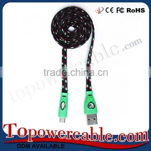 Fast Charging Braided USB Cable With Diamond For Samsung Galaxy Smart Phones thumbnail-5