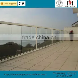 Golden Supplier for 11 Years Popular Design Glass Balcony Railing With High Quality GM-C283 thumbnail-1