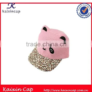 Baby Girls 3 d Embroidery Cartoon Hatcaps Wholesale thumbnail-1