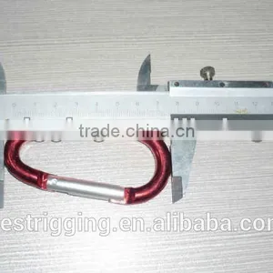 Aluminum Red 5mm Snap Hook Egg Type thumbnail-3