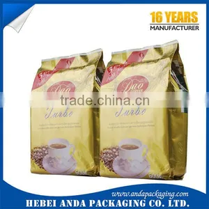 Gravure Printing Glossy Coffee Wrapper/Coffee Bean Packaging Bags/ Aluminum Foil Stand up Pouch for Drip Coffee Bag thumbnail-2