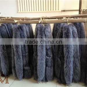 2016 NEW FLUFFY SILIVER FOX FUR STRIPS FOR COLLAR/HOOD GARMENT thumbnail-1