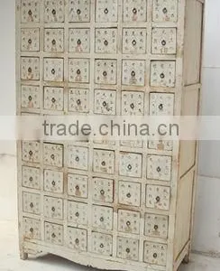 Chinese Antique Distressed Medicine Cabinet thumbnail-1