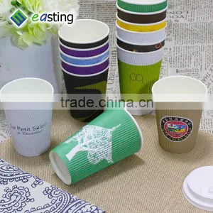 China Factory 16oz 8oz Rripple Wallpaper Cups With ps Lid thumbnail-1