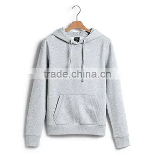 High Quality Custom Cheap Plain Pullover Hoodies thumbnail-1