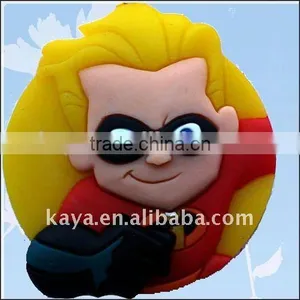 2016 Factory Wholesale 3D Soft Pvc Badge thumbnail-2