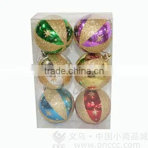 Multi-color Painting Christmas Ball thumbnail-1
