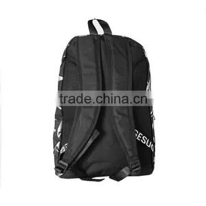 Nylon Printing Quilted Laptop Bags School Backpack for Teenage thumbnail-3