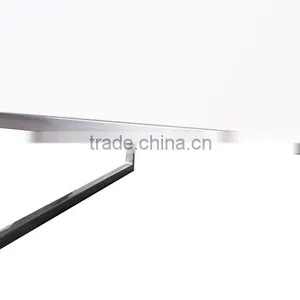 CJ1022 Folding Fashion White Paint Glass Coffee Table thumbnail-6