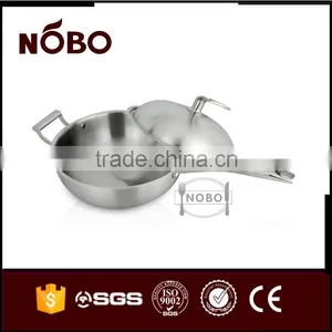Three Layers of Steel Suit Fry Pan With Lid thumbnail-5