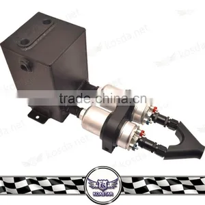 With Dual 044 Fuel Pump Fuel Surge Tank,Aluminum Fuel Surge Tank thumbnail-4