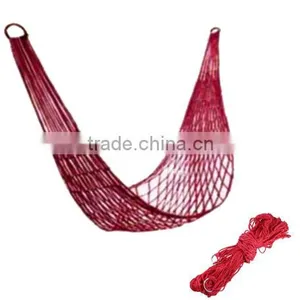 Portable Nylon Outdoor Netting Double Camping Hammock Tent thumbnail-1
