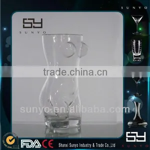 Mouth Blown Woman Sexy Shot Glass thumbnail-1