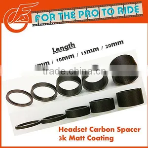 Full Carbon Bike Spacer For Fork Headset 1 1/8" - 3mm , 5mm , 10mm , 15mm , 20mm thumbnail-1
