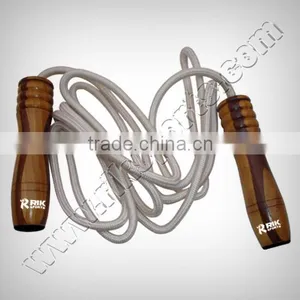 Polyester Skipping Ropes With Wooden Handle thumbnail-1
