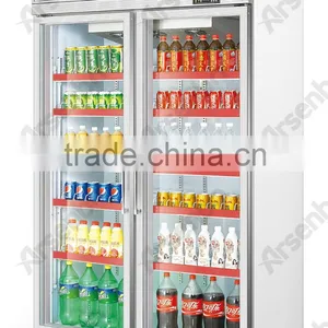 2 Door Luxurious Beverage Display Cooler/drink Display Fridge/supermarket Display Refrigerator/Commercial Refrigerator thumbnail-1