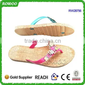 Good Quality Flat PVC Lady Chappal Slipper thumbnail-3