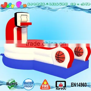 Inflatable Trampoline Basketball Hoop, Inflatable Slam Dunk Basketball Game Supplier's Choice thumbnail-1