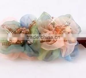 New Fashion Lace Banana Clip Delicate Flower Hair Hair Accessories thumbnail-6