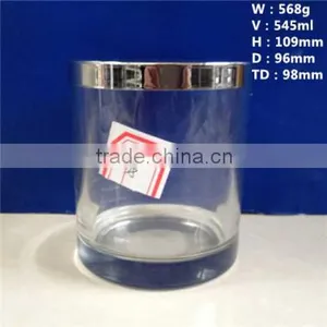 Wholesale 700ml Votive Glass Candle Tealight Jar Holder With Lid thumbnail-5