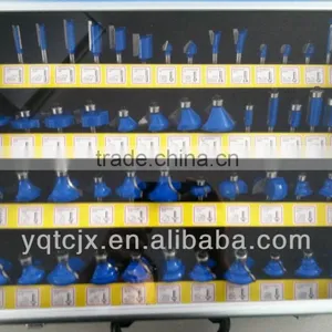 TC-050A 50PCS TCT Router Bit Set Quarter Inch In Aluminum Gift Box For DIY Market Quality Choice thumbnail-1