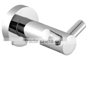 Round Brass Bathroom Double Robe Hook, Towel Hooks, Coat Hat Hanger Hook thumbnail-1