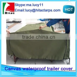 Waterproof Canvas Cargo Trailer Covers thumbnail-4