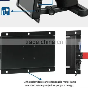 7 Inch Auto Play Open Frame Video Lcd Monitor, Flush Mount Digital Advertising Screen for POS, Lcd Monitor Flush Mount thumbnail-4