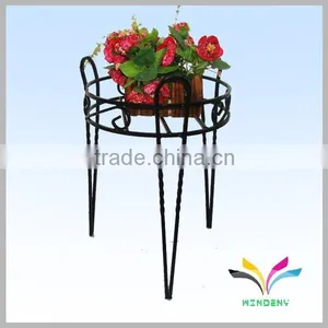 China Supplier High Quality Wholesale Antique Fancy Decorative Metal Garden Corner Flower Pot Stand for Wedding thumbnail-4