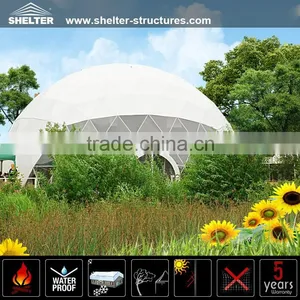 Strong Steel Walls Geodesic Dome Tent for Sale thumbnail-1