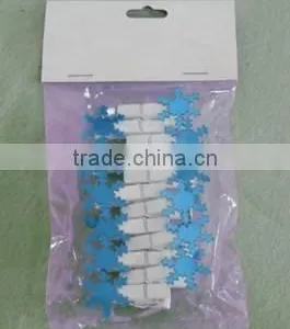 Snowflake Wooden Clothes Peg thumbnail-1