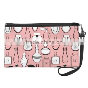 Customizable Design Flowers Canvas Wristlet Clutch Bags thumbnail-4