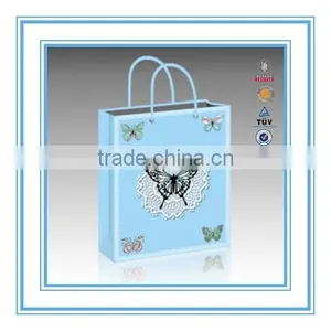 Factory Direct Sale High Efficiency Machine Made Paper Bag With Silk Handle thumbnail-1