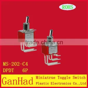 Short Handle Mini Toggle Switch thumbnail-1