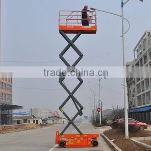8M Mobile Hydraulic Scissor Lift,self-propelled Rough Terrain Scissor Lift,aluminum Hydraulic Scissor Lift for Sale thumbnail-5