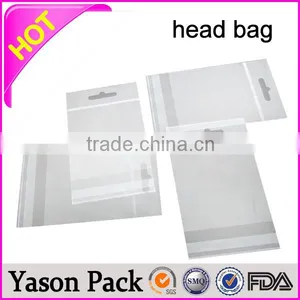 YASON Small Gift/ Toy Packing Pouches With Opp Header Transparent Pounches With Tear Notch and Hanged Header pp Bag With Header thumbnail-5