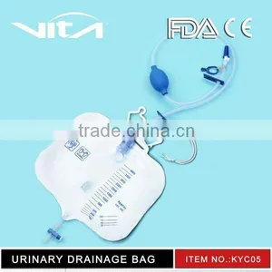 Urinary Drainage Bag With Bladder Exercise Bulb thumbnail-1