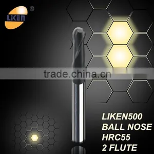 Liken500 Ball Nose 2 Flute Hard Metal Cutting Tools thumbnail-1