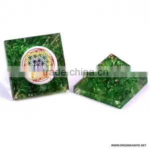 Orgonit Little Pyramid - Green Onyx | Manufacturer Of Chakra Flower Of Life Pyramid thumbnail-3