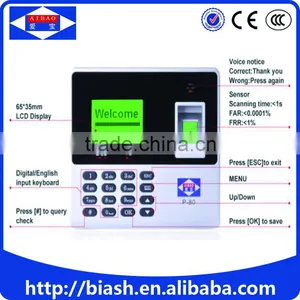Heshi P-80 Biometric Fingerprint Time Attendance Machine With WIFI thumbnail-6