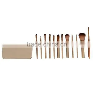 12PCS Cosmetic Professional Brush Set With Metal Box With Logo OEM / ODM Are Accepted thumbnail-5