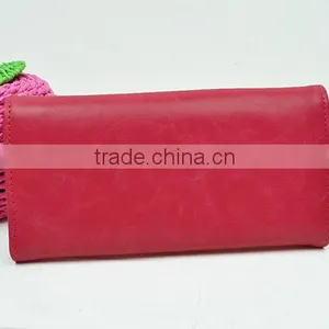 China Supplier Custom Leather Elegance Wallets for Young Lady thumbnail-2