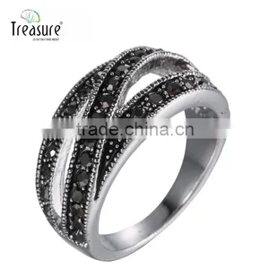 China Wholesale Jewelry Diamond Zircon Ring 925 Silver Ring Body Jewelry thumbnail-1